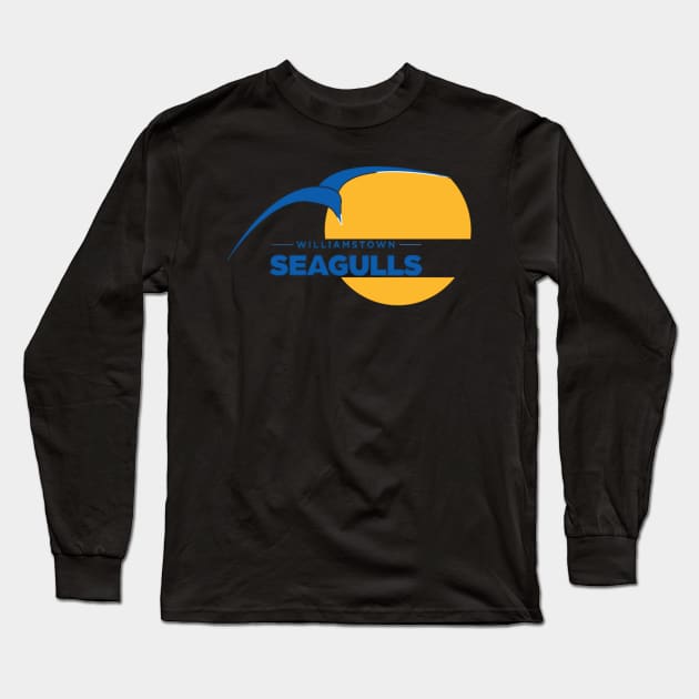 Williamstown Seagulls football club | AFL Footy Long Sleeve T-Shirt by euror-design